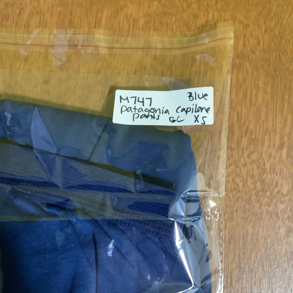 Patagonia Capilene Base Layer Pants Sz XS or S Blue - Picture 8 of 8